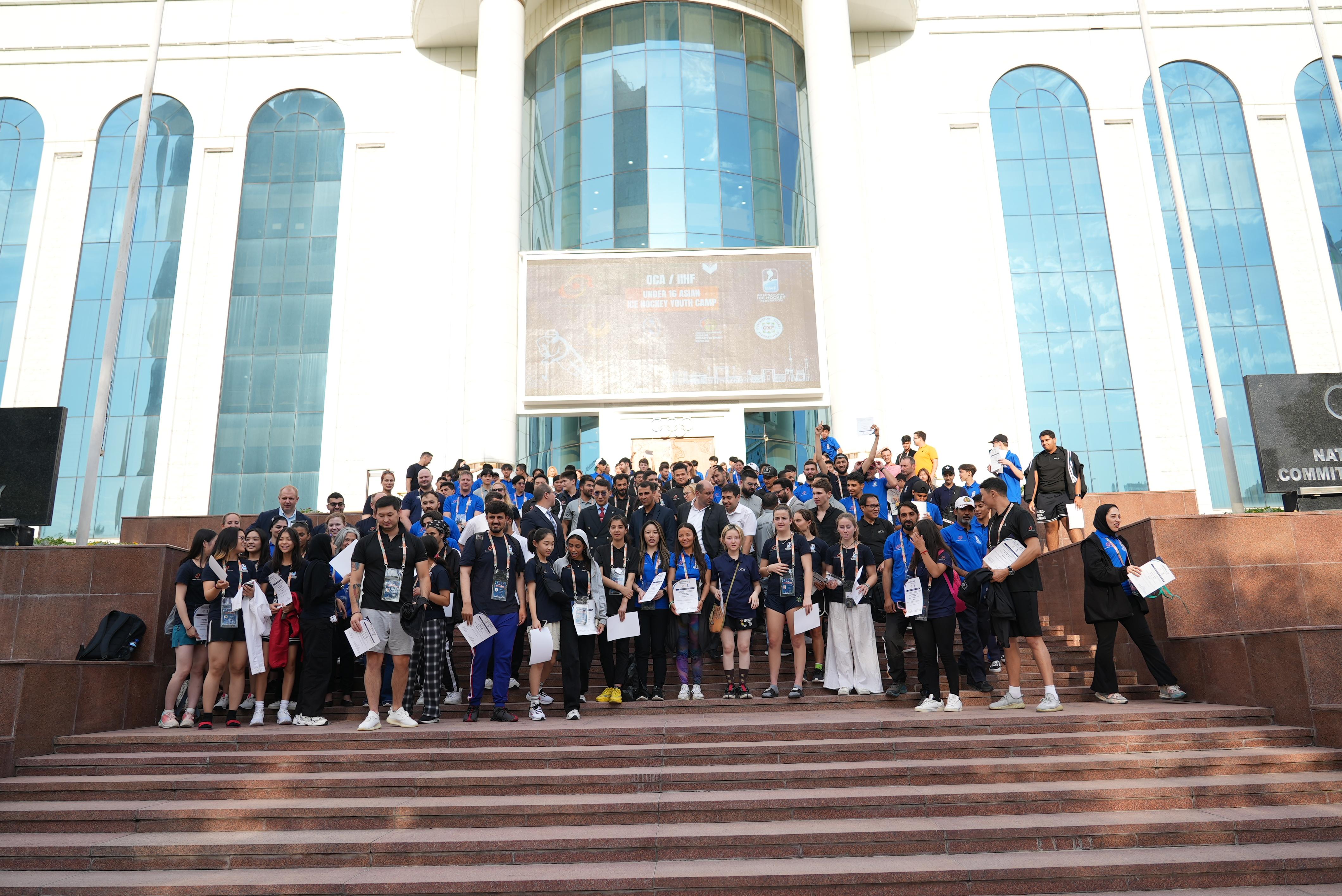 Закончил свою работу Азиатский юношеский лагерь по хоккею на льду